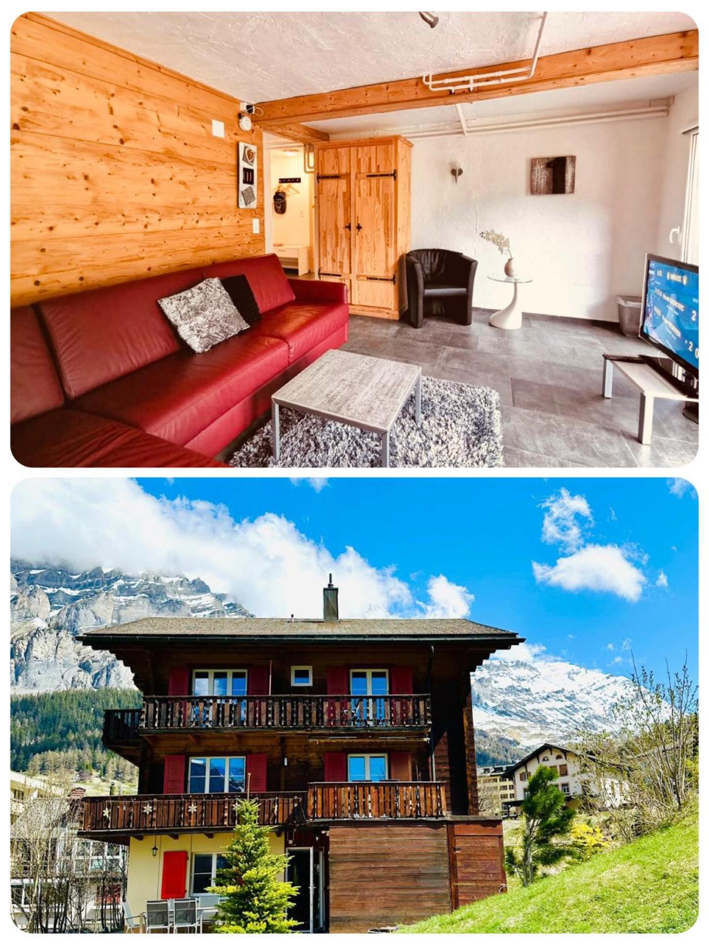 Apartments Chalet Tatyana Leukerbad Zewnętrze zdjęcie